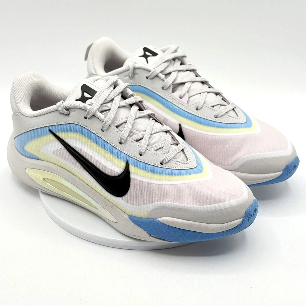 Nike A'ja Wilson A'One Basketball Shoes GS Kids Size 6.5 Grey/Blue, New‎